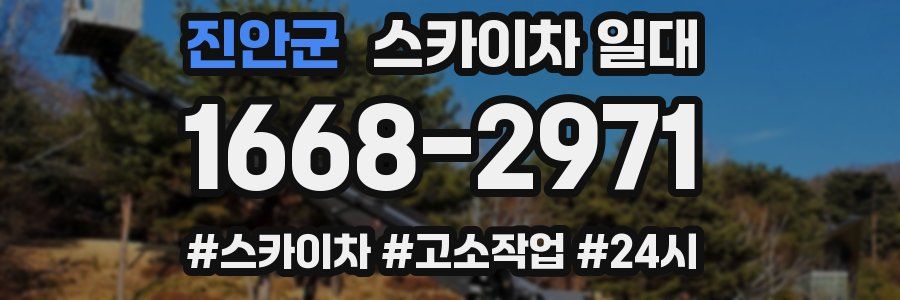 진안군 스카이차 일대
