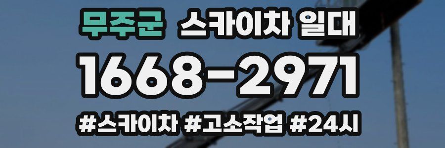 무주군 스카이차 일대