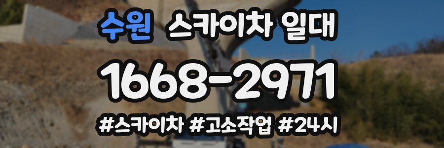 수원 스카이차 일대