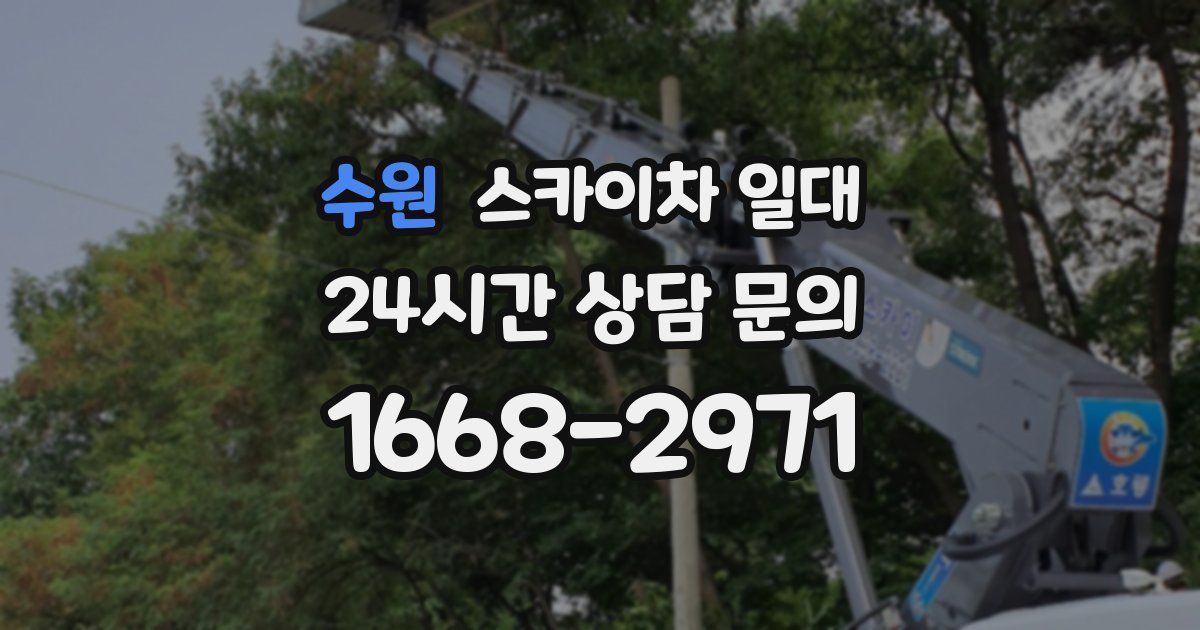 수원 스카이차 일대