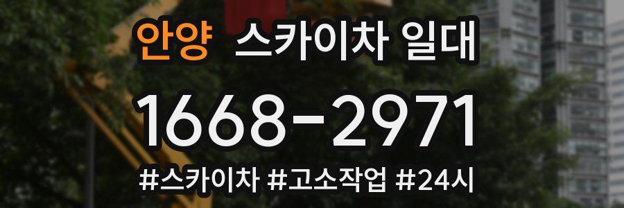 안양 스카이차 일대
