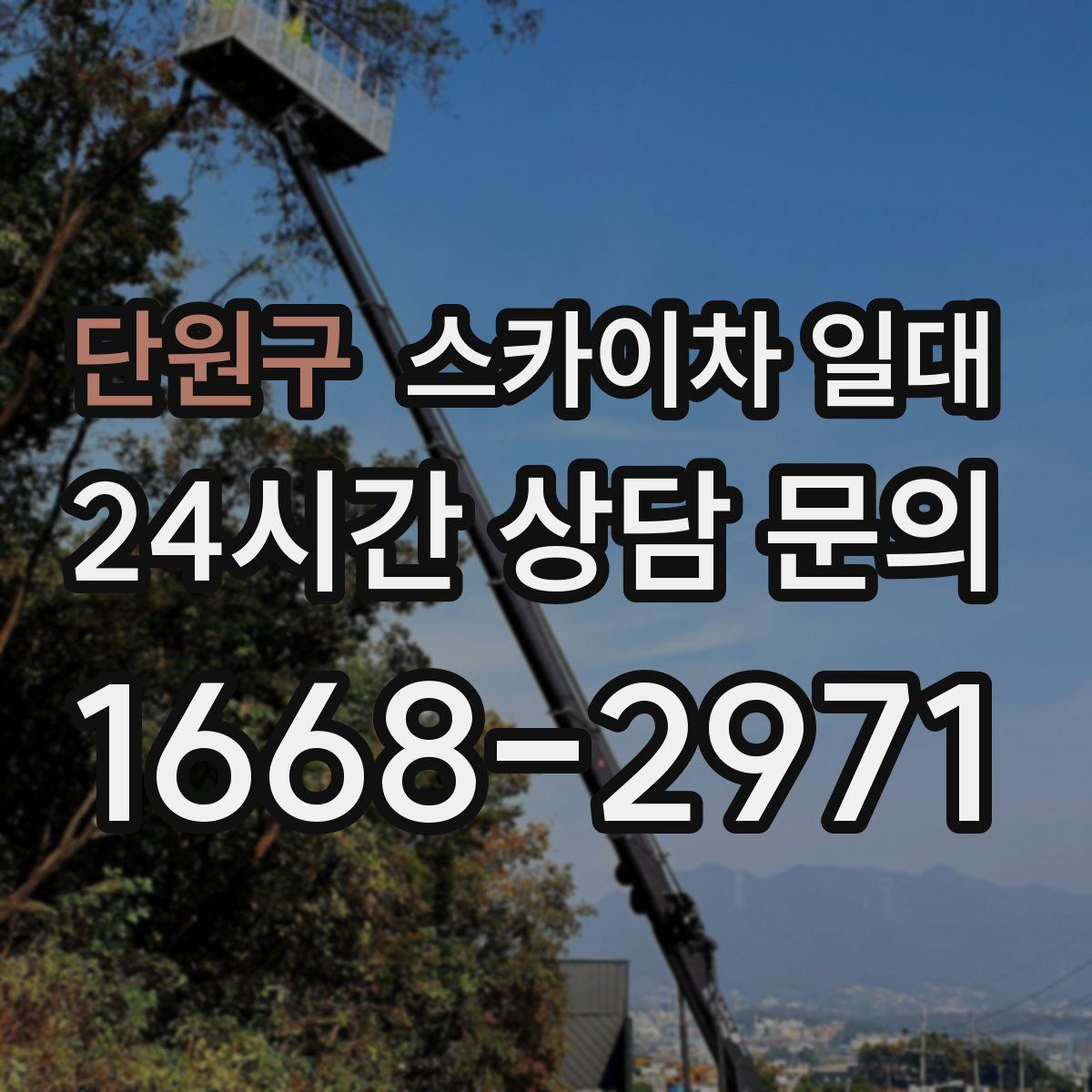 단원구 스카이차 일대