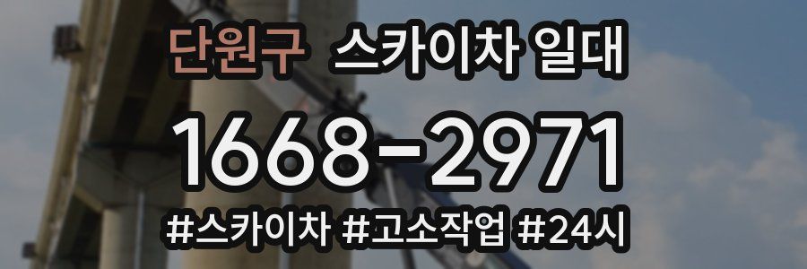 단원구 스카이차 일대