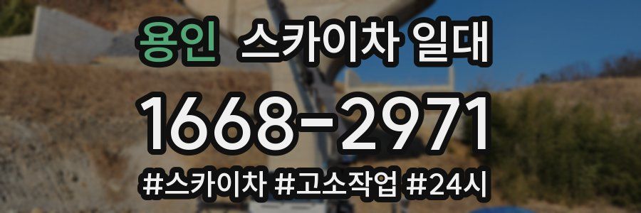 용인 스카이차 일대