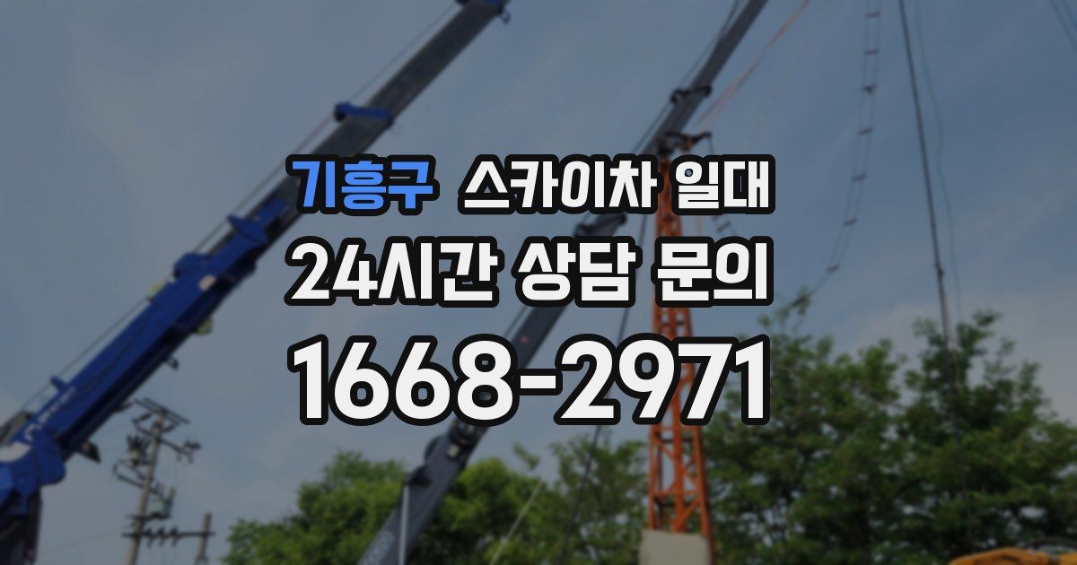 기흥구 스카이차 일대