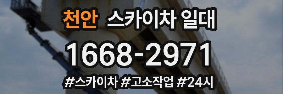 천안 스카이차 일대