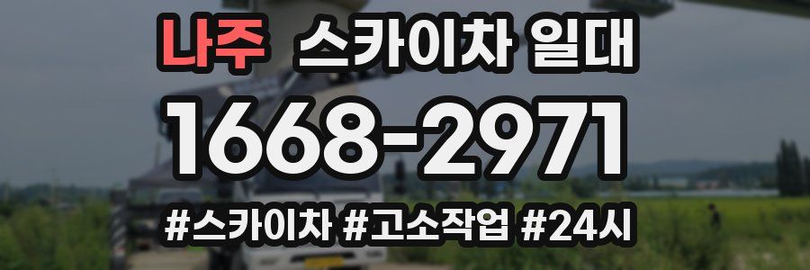 나주 스카이차 일대