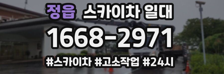 정읍 스카이차 일대