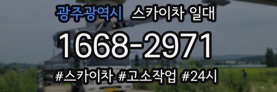 광주광역시 스카이차 일대