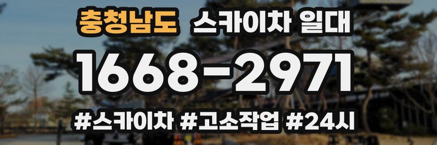 충청남도 스카이차 일대