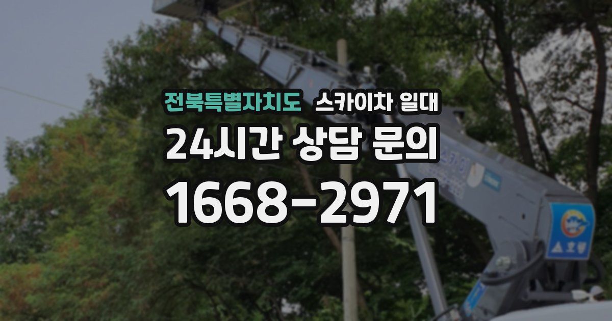 전북특별자치도 스카이차 일대