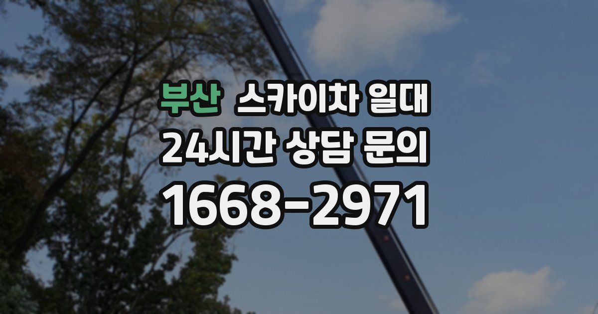부산 스카이차 일대