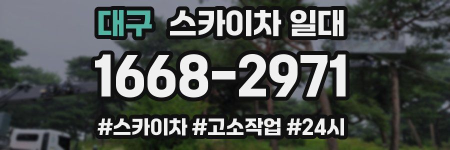 대구 스카이차 일대