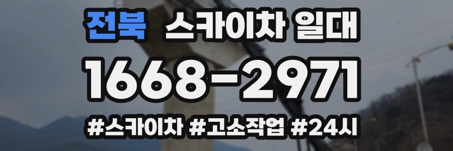 전북 스카이차 일대