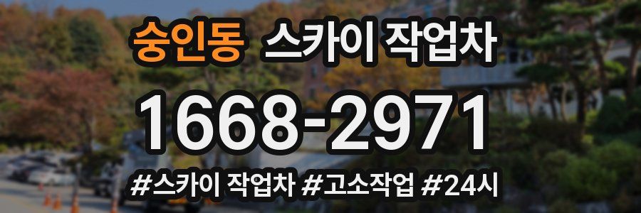 숭인동 스카이 작업차