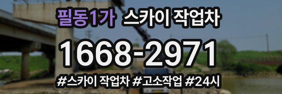필동1가 스카이 작업차