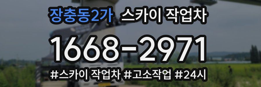 장충동2가 스카이 작업차