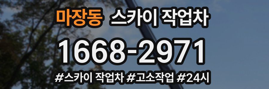 마장동 스카이 작업차
