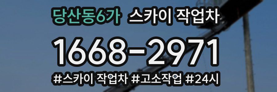 당산동6가 스카이 작업차