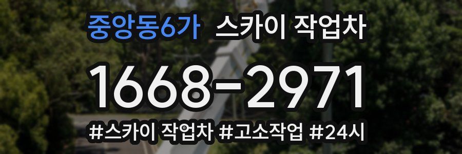 중앙동6가 스카이 작업차