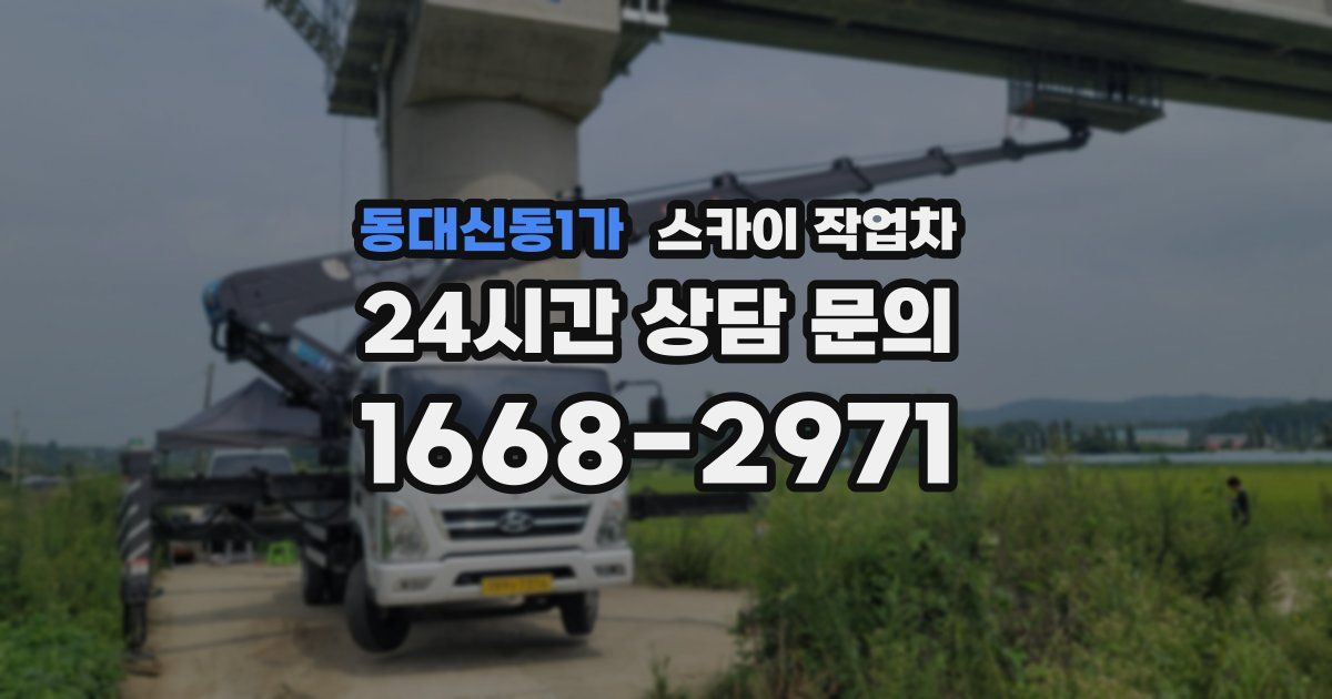 동대신동1가 스카이 작업차