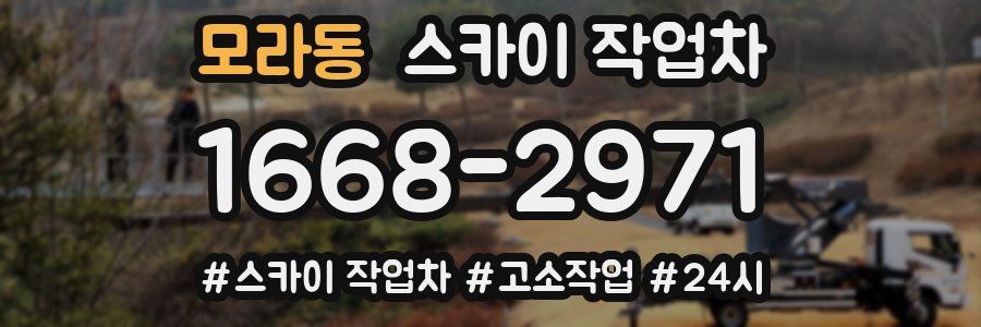모라동 스카이 작업차