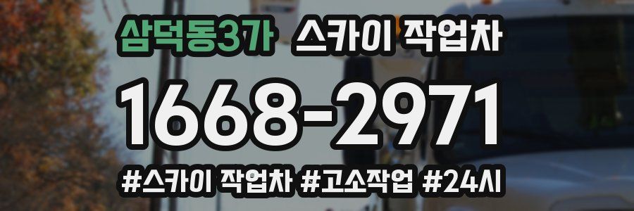 삼덕동3가 스카이 작업차