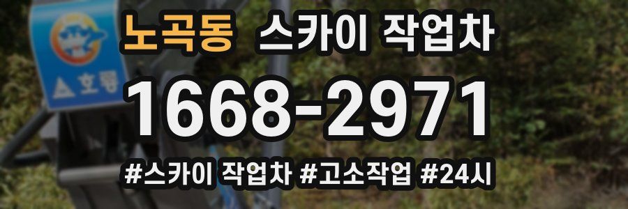 노곡동 스카이 작업차