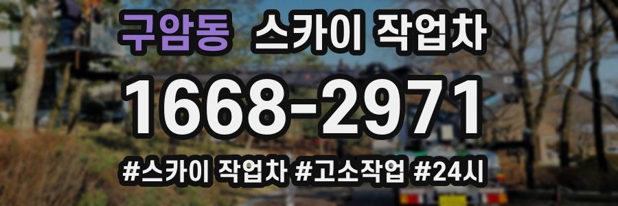 구암동 스카이 작업차