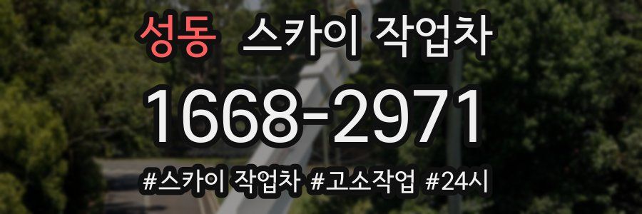 성동 스카이 작업차