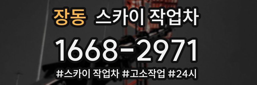 장동 스카이 작업차