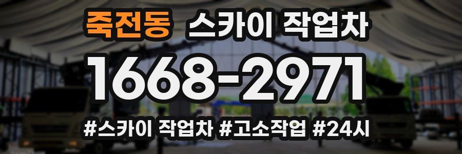 죽전동 스카이 작업차