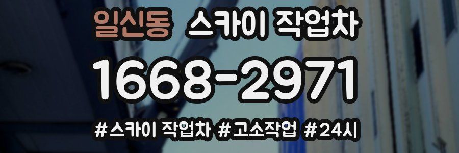 일신동 스카이 작업차