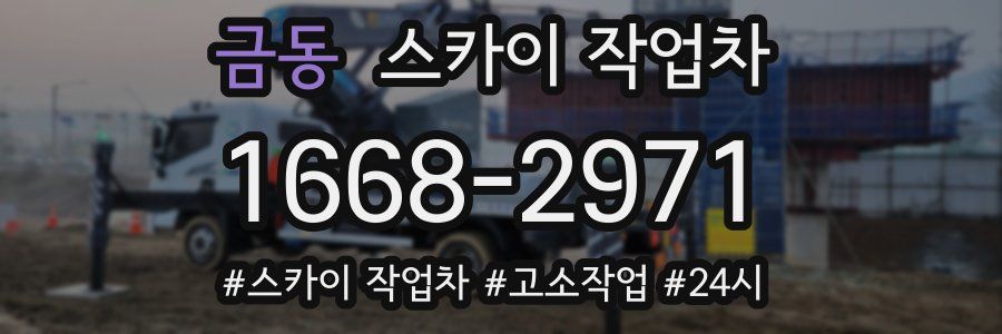 금동 스카이 작업차