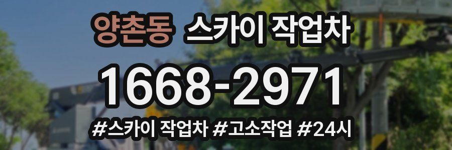양촌동 스카이 작업차