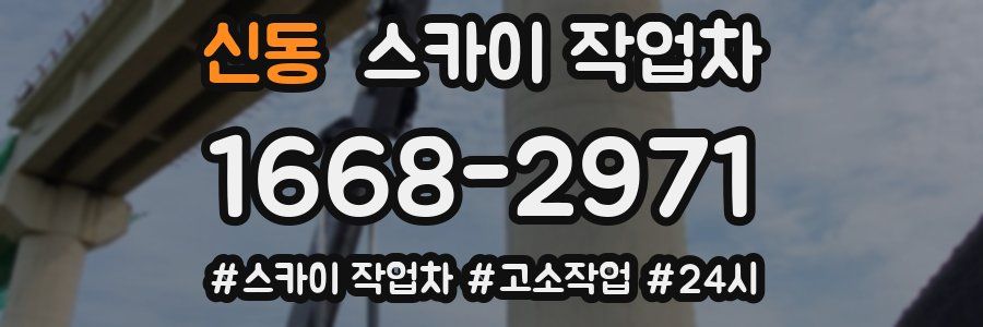 신동 스카이 작업차