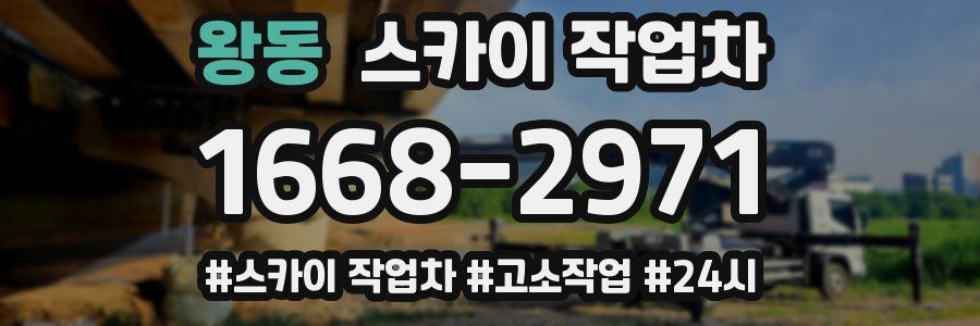 왕동 스카이 작업차