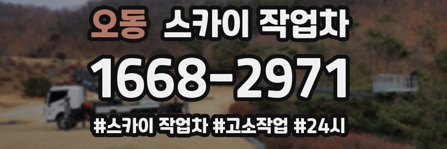 오동 스카이 작업차