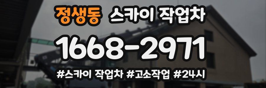 정생동 스카이 작업차