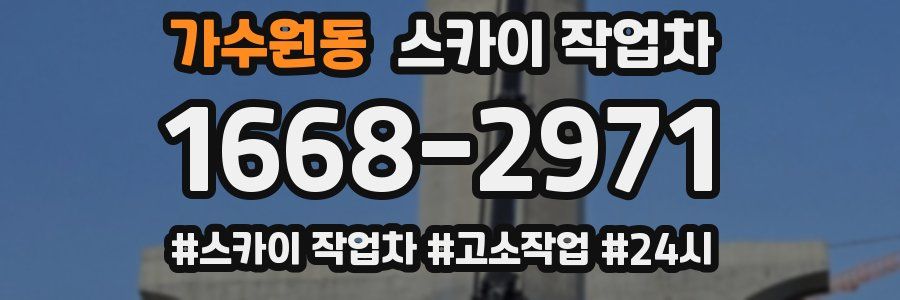 가수원동 스카이 작업차