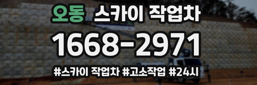 오동 스카이 작업차