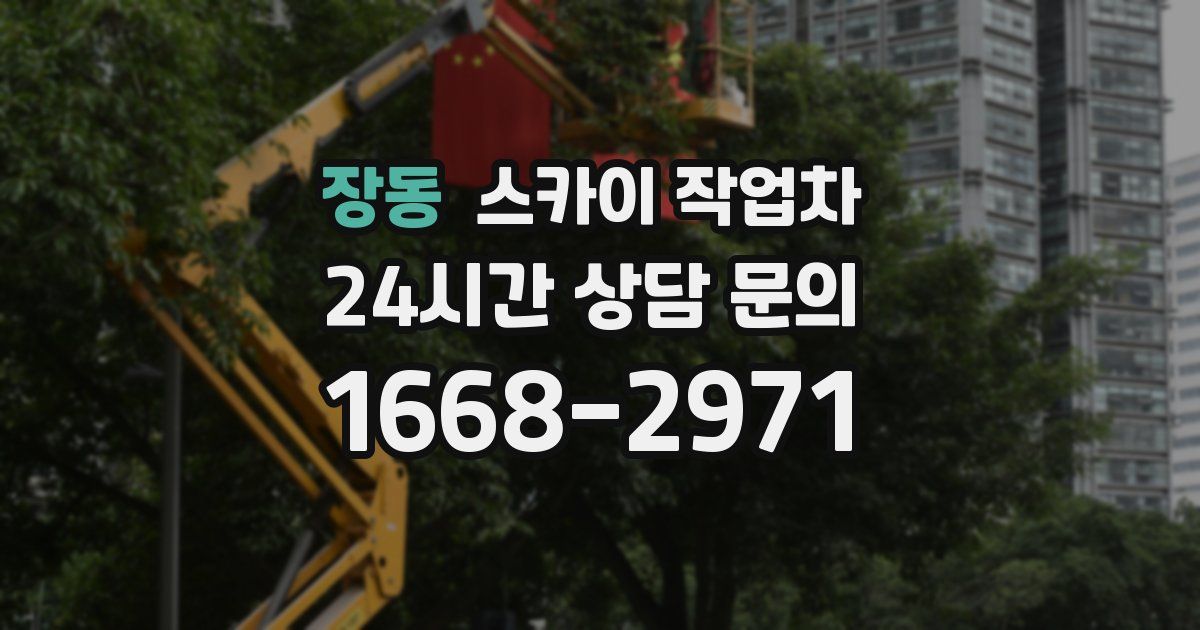 장동 스카이 작업차
