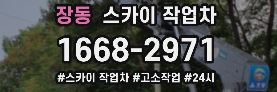 장동 스카이 작업차