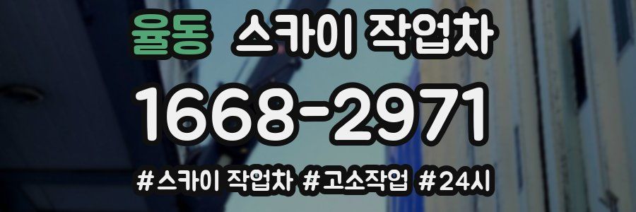 율동 스카이 작업차