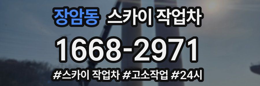 장암동 스카이 작업차