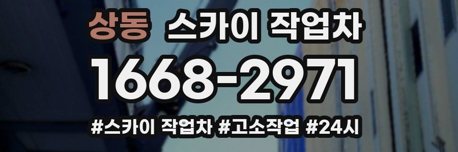 상동 스카이 작업차