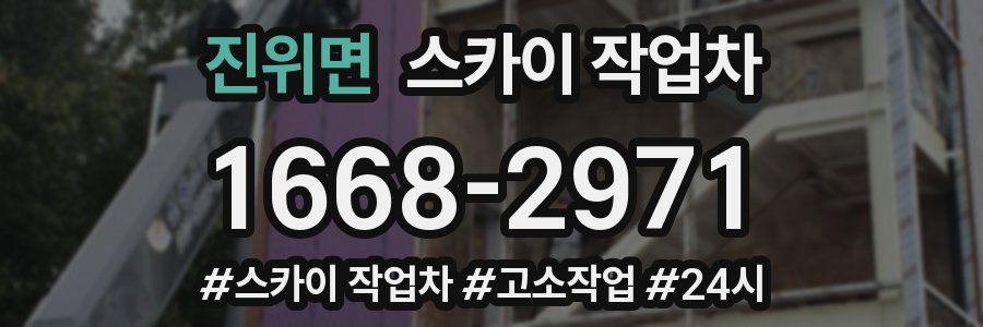 진위면 스카이 작업차