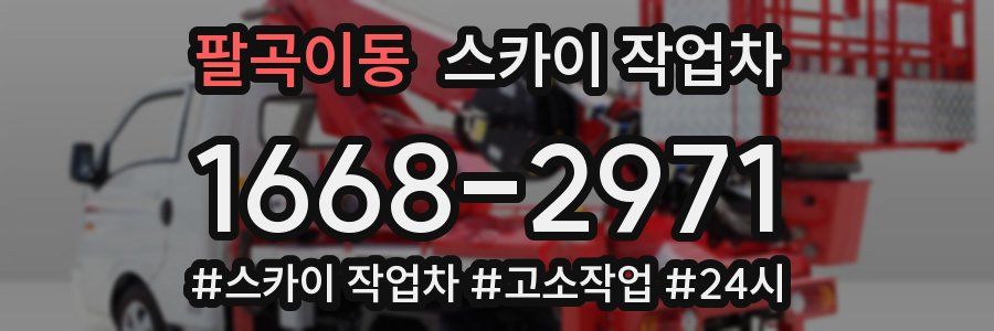 팔곡이동 스카이 작업차