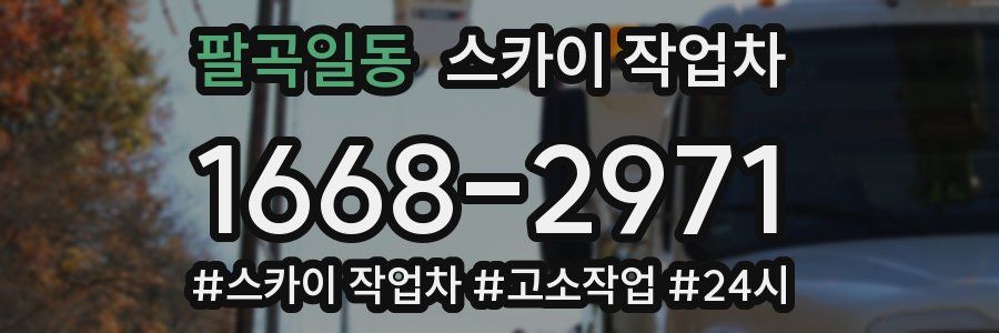 팔곡일동 스카이 작업차