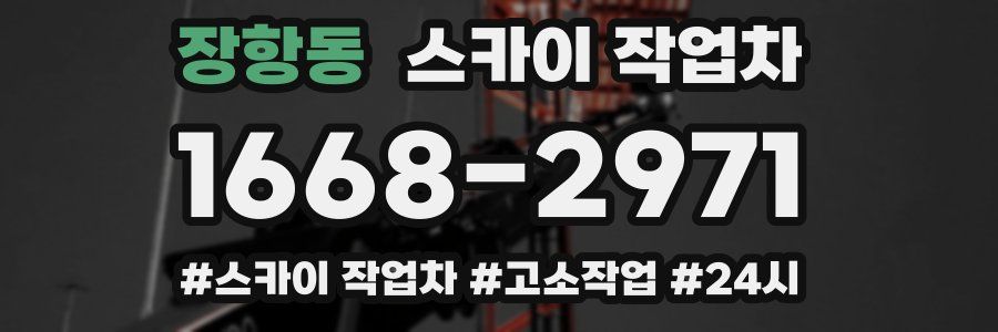 장항동 스카이 작업차